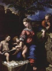 Raffaello Santi: The Holy Family of the Oak Tree - A Szent család a tölgyfánál